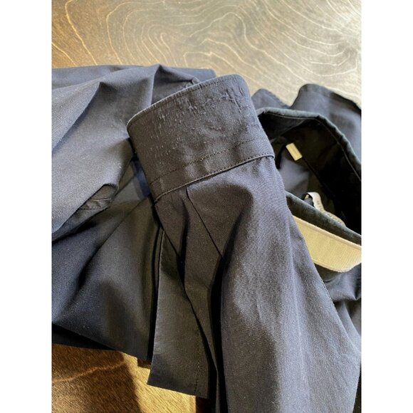 VTG GIVENCHY Black Stars Embroidered Cotton Buttons Long Sleeve Shirt Sz 38 Sz S - Picture 13 of 15